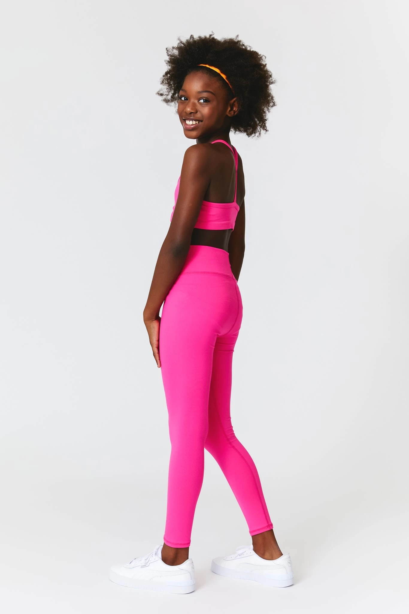 Girls TLC Leggings In Terez Pink 9 Girls TLC Leggings In Terez Pink - Image 7