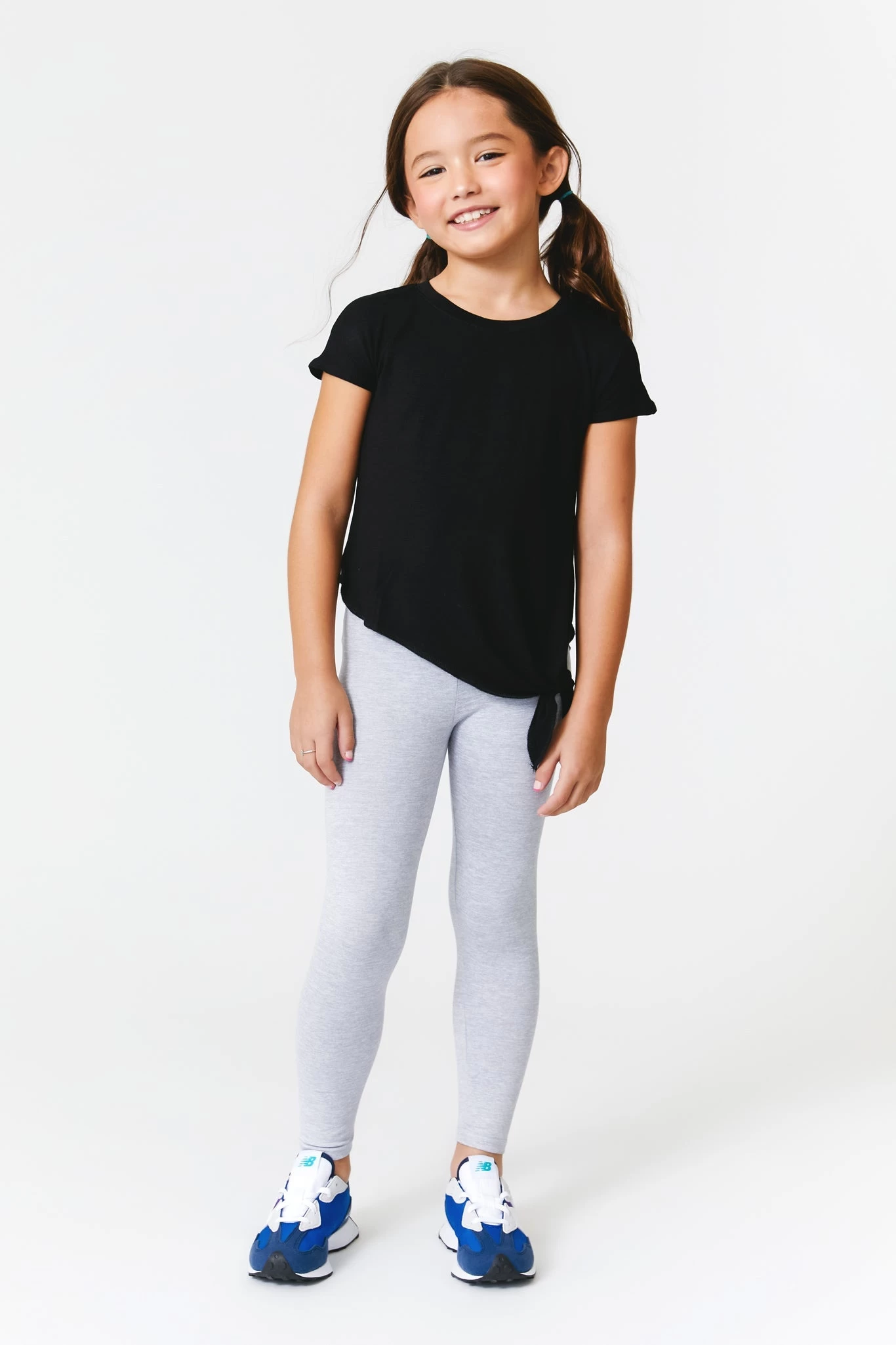 Girls TLC Leggings In Collegiate Gray 4 Girls TLC Leggings In Collegiate Gray - Image 2