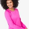 WorkIt Long Sleeve Tee In Terez Pink -Chic Wear Shop 1 3b8c086a 41fe 4dc0 a40c 7a641bb501ba