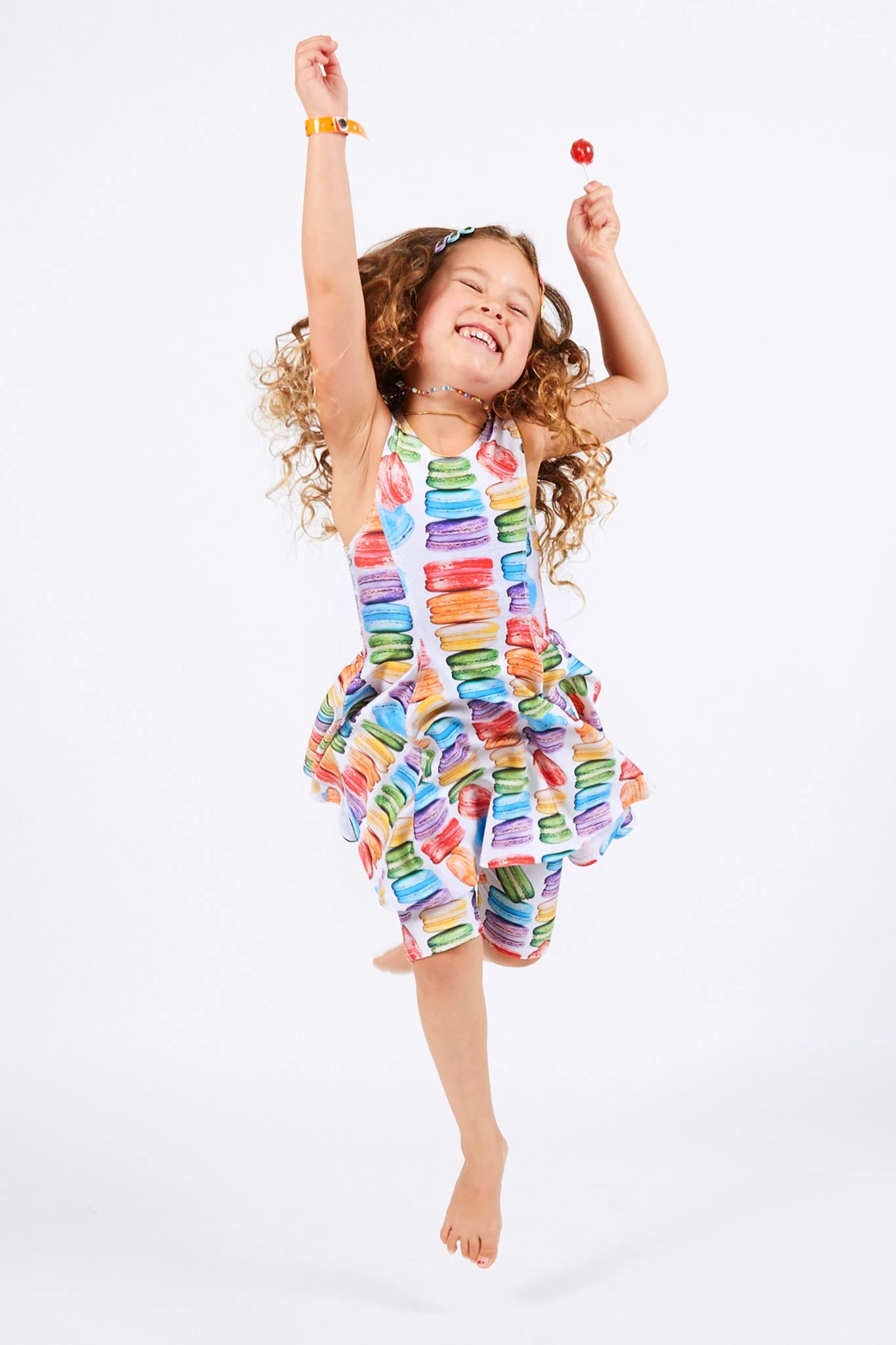 Kids Skater Dress In Danas Bakery Macaron 3 Kids Skater Dress In Danas Bakery Macaron