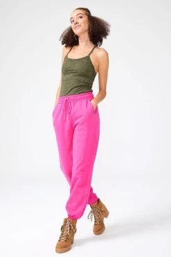 Sweatpants In Terez Pink