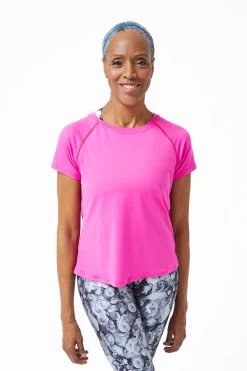 WorkIt Tee In Terez Pink 18 WorkIt Tee In Terez Pink -Chic Wear Shop 1 6a9b1a03 a81e 4567 82e0 3d64290d68a9