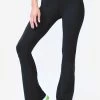 TLC Flare Leggings In Jet Black