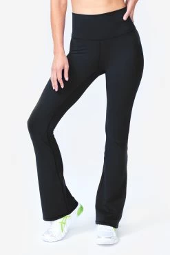 New Release 1 TLC Flare Leggings In Jet Black