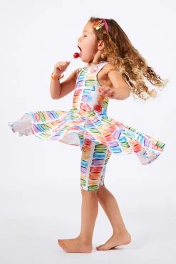 Kids Bike Shorts In Danas Bakery Macaron