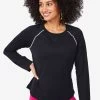 WorkIt Long Sleeve Tee In New Yorker Black -Chic Wear Shop 1 c3435c87 894f 429f 8776 1de3ea090fd7