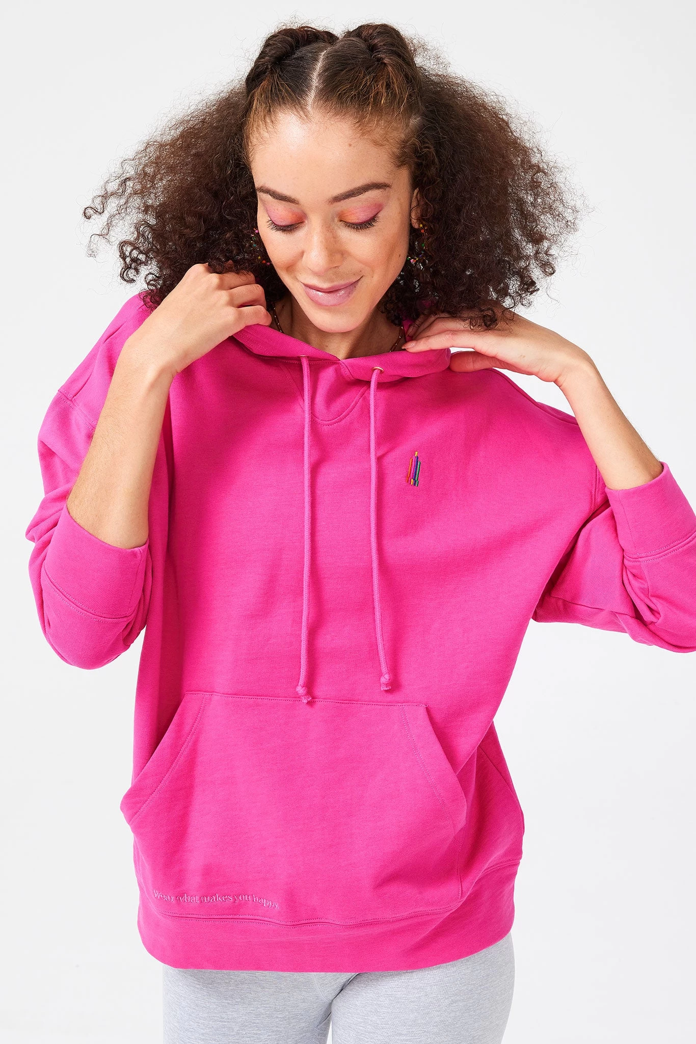 Hoodie In Terez Pink 5 Hoodie In Terez Pink - Image 3