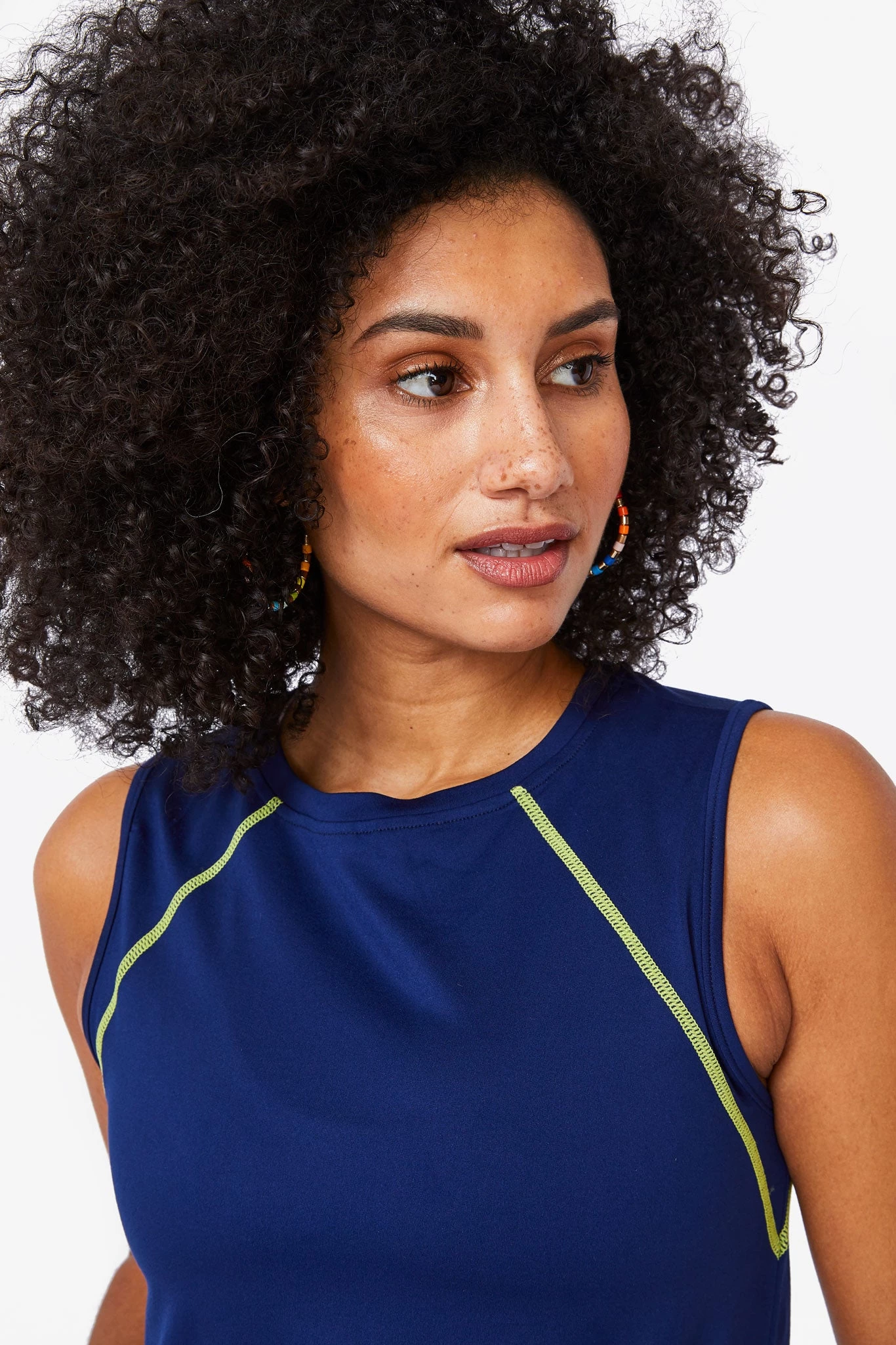 WorkIt Tank In Deep Blue 4 WorkIt Tank In Deep Blue - Image 2