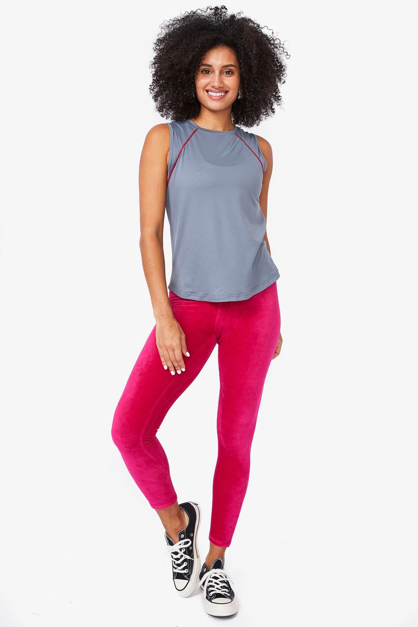 WorkIt Tank In Charcoal 8 WorkIt Tank In Charcoal - Image 6