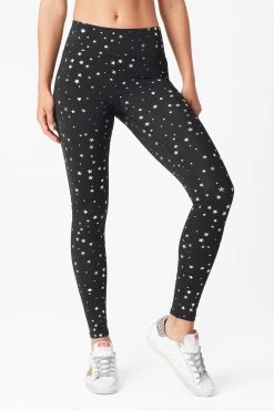 Uplift Leggings In Black Silver Mini Star Foil -Chic Wear Shop 2 ef485672 1862 4732 ac71 219ef99d5b6c