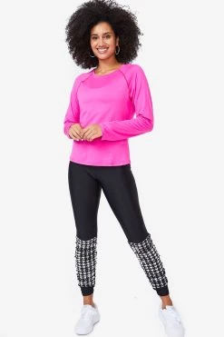 WorkIt Long Sleeve Tee In Terez Pink -Chic Wear Shop 3 acf18cd9 9607 4dd1 a25a 1cbe7ce1840f