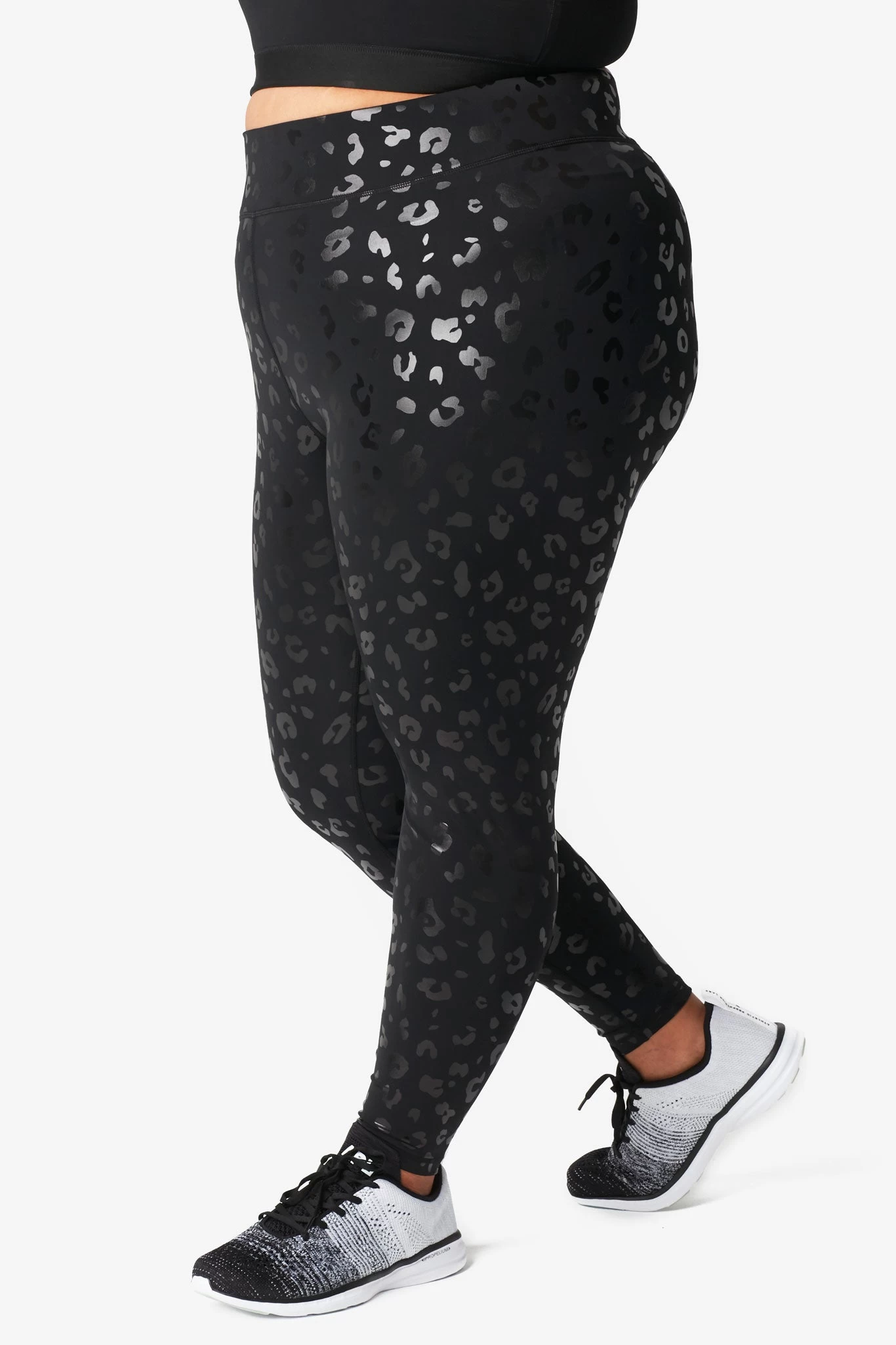 UpLift Leggings In Black Cheetah Foil 13 UpLift Leggings In Black Cheetah Foil - Image 11