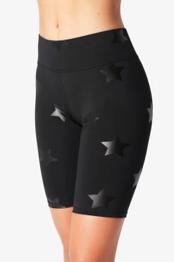 UpLift Bike Shorts In Black Tonal Star Foil 10 UpLift Bike Shorts In Black Tonal Star Foil -Chic Wear Shop 4 454ce51f c210 4157 a228 cc8af12cb057