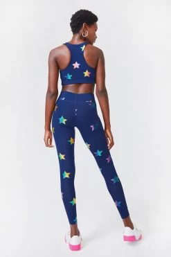 UpLift Leggings In Navy Rainbow Star Foil With Tall Band 11 UpLift Leggings In Navy Rainbow Star Foil With Tall Band -Chic Wear Shop 4 65880e6a 6c9f 49b7 9475 340e8a4fd47a