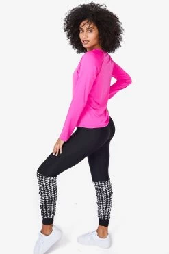 WorkIt Long Sleeve Tee In Terez Pink -Chic Wear Shop 4 8bc0be1e f731 40dd a970 79d0171fbe41