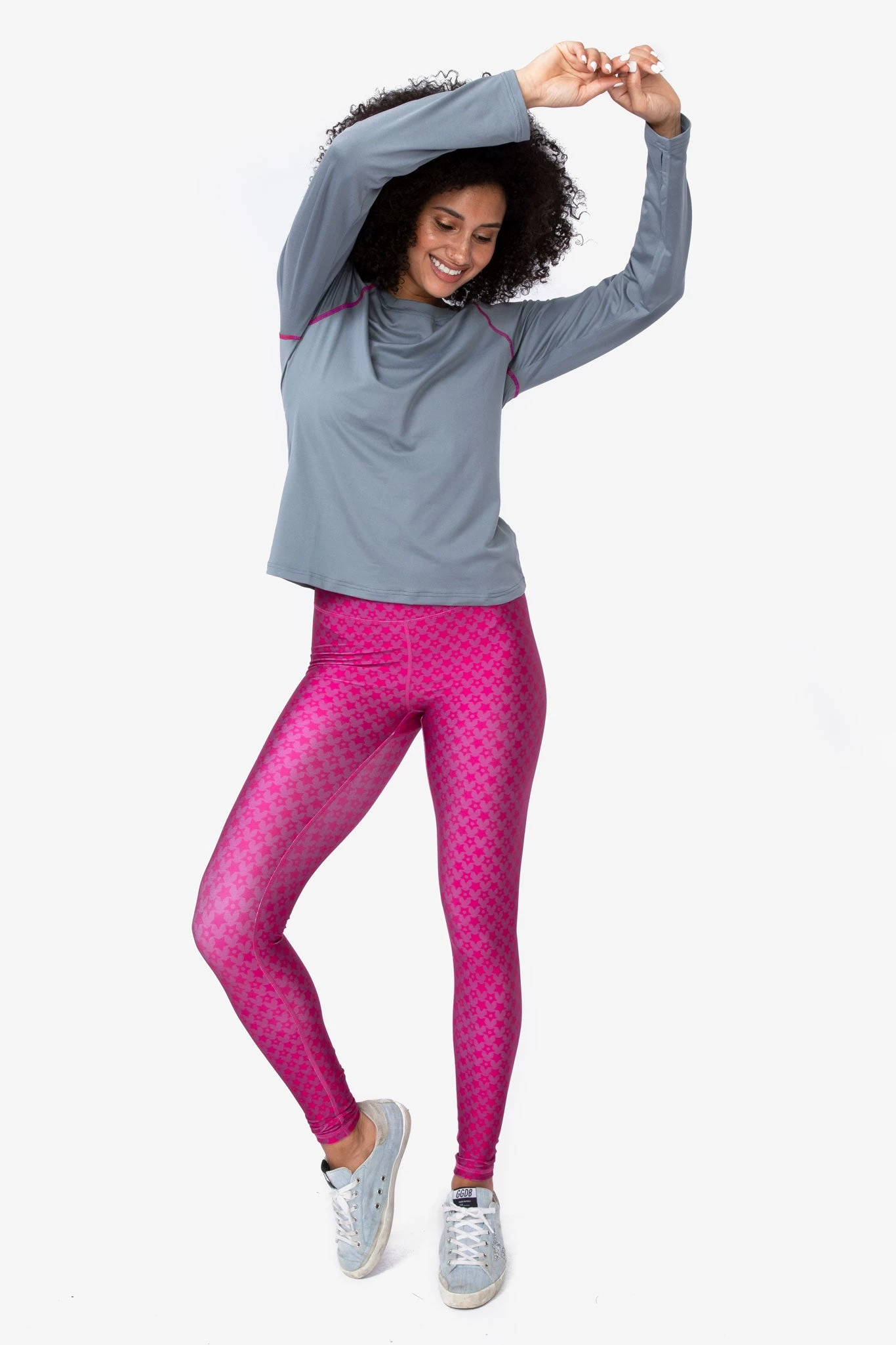 WorkIt Long Sleeve Tee In Charcoal 6 WorkIt Long Sleeve Tee In Charcoal - Image 4