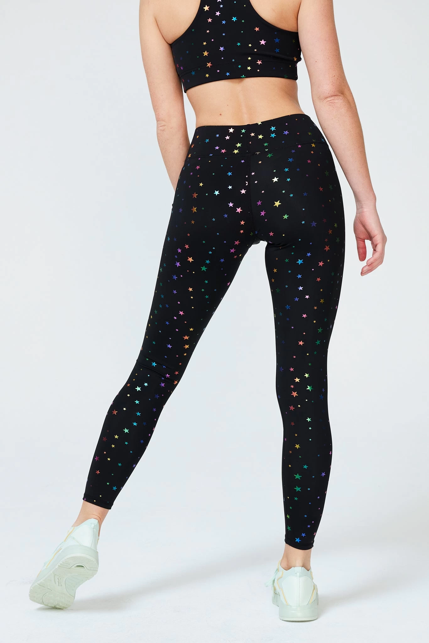 UpLift Leggings In Rainbow Mini Star 4 UpLift Leggings In Rainbow Mini Star - Image 2
