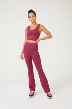 TLC Crop Top In Black Raspberry -Chic Wear Shop BlackRaspTank2