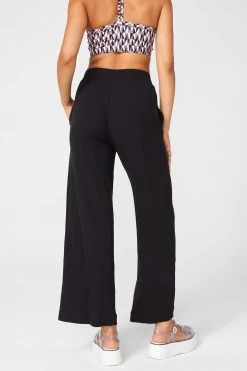 Rib Wide Leg Pant In Black 11 Rib Wide Leg Pant In Black -Chic Wear Shop Black Rib WideLegPant 3