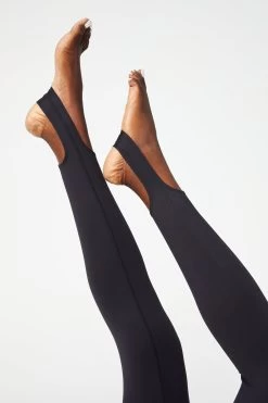 TLC Stirrup Leggings In Jet Black -Chic Wear Shop Black StirrupLegging 5