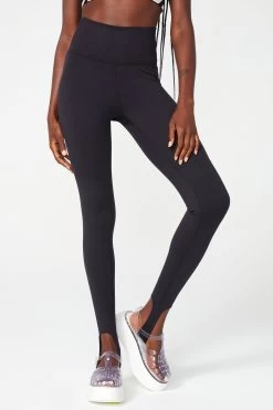 TLC Stirrup Leggings In Jet Black -Chic Wear Shop Black StirrupLegging 6