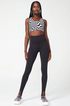 TLC Stirrup Leggings In Jet Black -Chic Wear Shop Black StirrupLegging 7