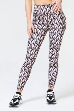 TLC Leggings In Aztec Geo