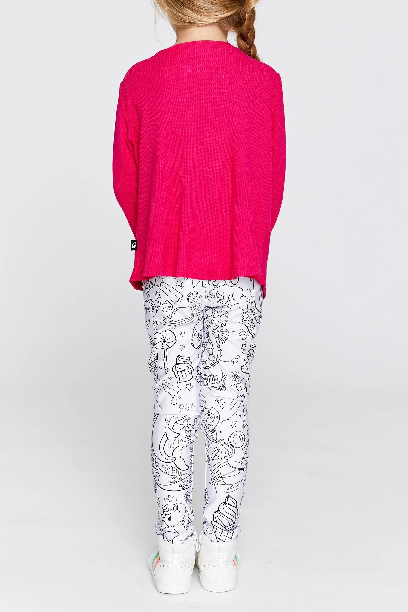 Girls Leggings In Coloring Book 5 Girls Leggings In Coloring Book - Image 3