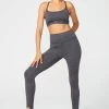 TLC Stirrup Leggings In Dark Heathered Gray