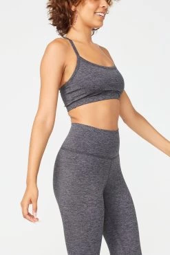 TLC Y-Back Bralette In Dark Heathered Gray 11 TLC Y-Back Bralette In Dark Heathered Gray -Chic Wear Shop DarkHeatheredGray YBackBra 3