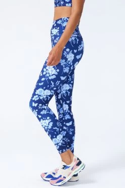 TLC Printed Leggings In Navy Fine China 15 TLC Printed Leggings In Navy Fine China -Chic Wear Shop FineChina Navy TLC Legging 2