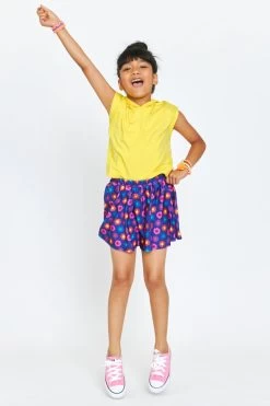 Girls Skater Skirt In Heart Floral