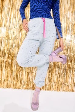 Gems Sweatpants In Collegiate Gray -Chic Wear Shop GrayGems Jogger 1