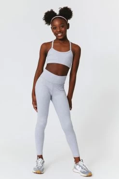 Girls TLC Leggings In Collegiate Gray 15 Girls TLC Leggings In Collegiate Gray -Chic Wear Shop GrayTLC Legging Girls 1