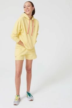 Hoodie In Light Yellow -Chic Wear Shop LOOK 005 1013
