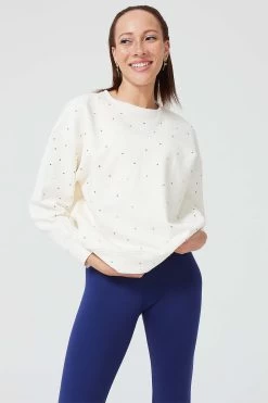 Gems Crewneck In Sugar Swizzle -Chic Wear Shop LOOK 007 1067