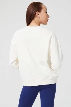 Gems Crewneck In Sugar Swizzle -Chic Wear Shop LOOK 007 1076