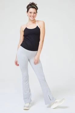 TLC Flare Leggings In Collegiate Gray
