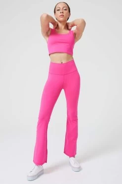 TLC Flare Leggings In Terez Pink