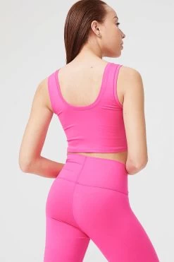 TLC Crop Top In Terez Pink -Chic Wear Shop LOOK 008 1232