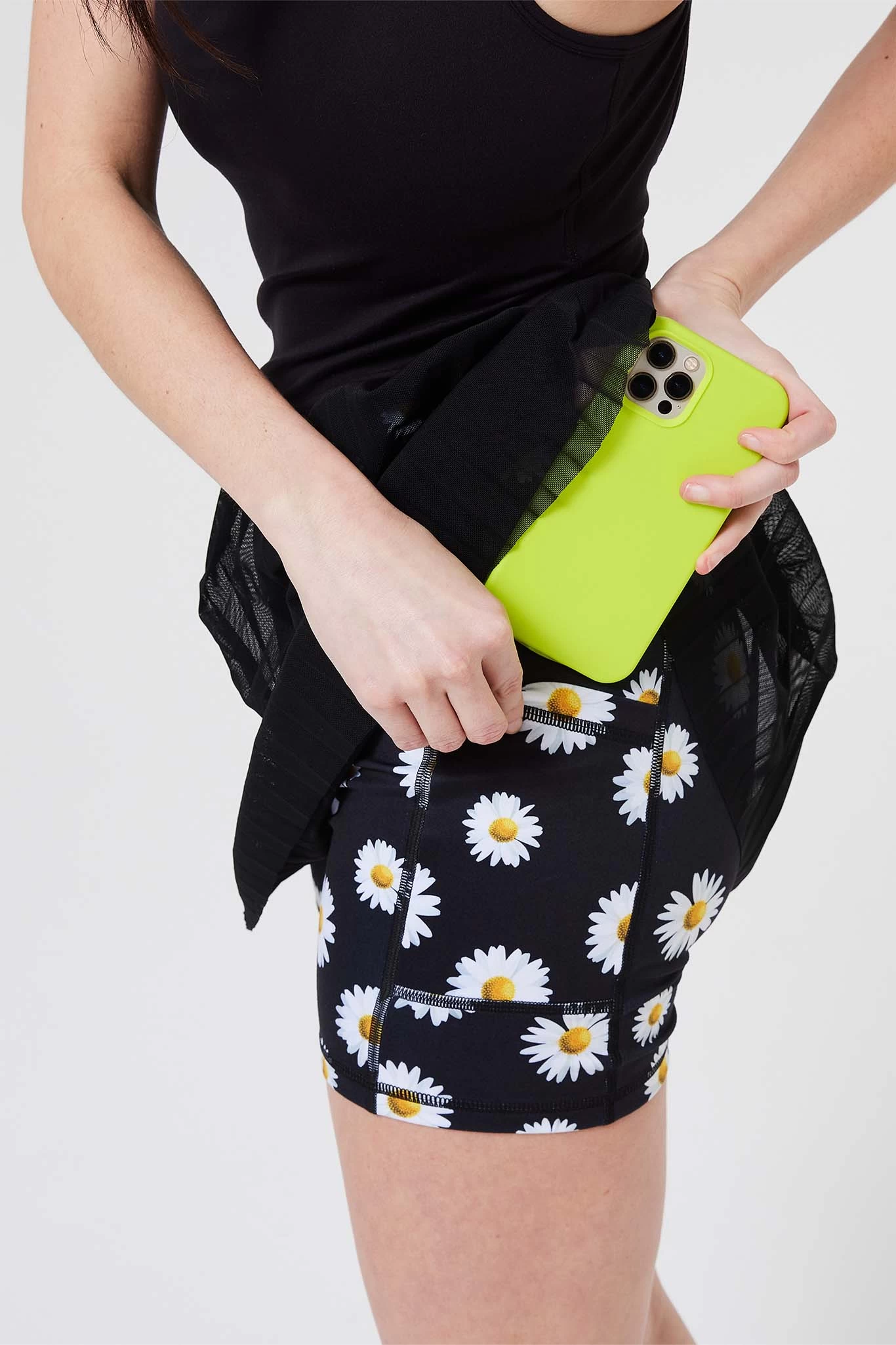 Tennis Dress In Black Daisy 8 Tennis Dress In Black Daisy - Image 6