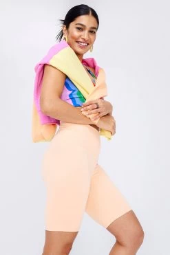 TLC Bike Shorts In Apricot