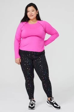 UpLift Leggings In Rainbow Mini Star 19 UpLift Leggings In Rainbow Mini Star -Chic Wear Shop LOOK 011 1508