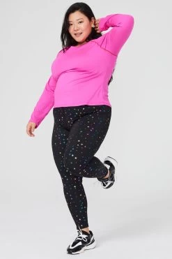 UpLift Leggings In Rainbow Mini Star 20 UpLift Leggings In Rainbow Mini Star -Chic Wear Shop LOOK 011 1526