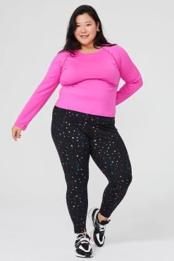 UpLift Leggings In Rainbow Mini Star 21 UpLift Leggings In Rainbow Mini Star -Chic Wear Shop LOOK 011 1528