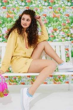 Hoodie In Light Yellow