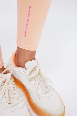 TLC Leggings In Apricot -Chic Wear Shop LOOK 014 056