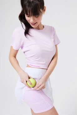 Tennis Skirt In Gingham -Chic Wear Shop LOOK 014 462