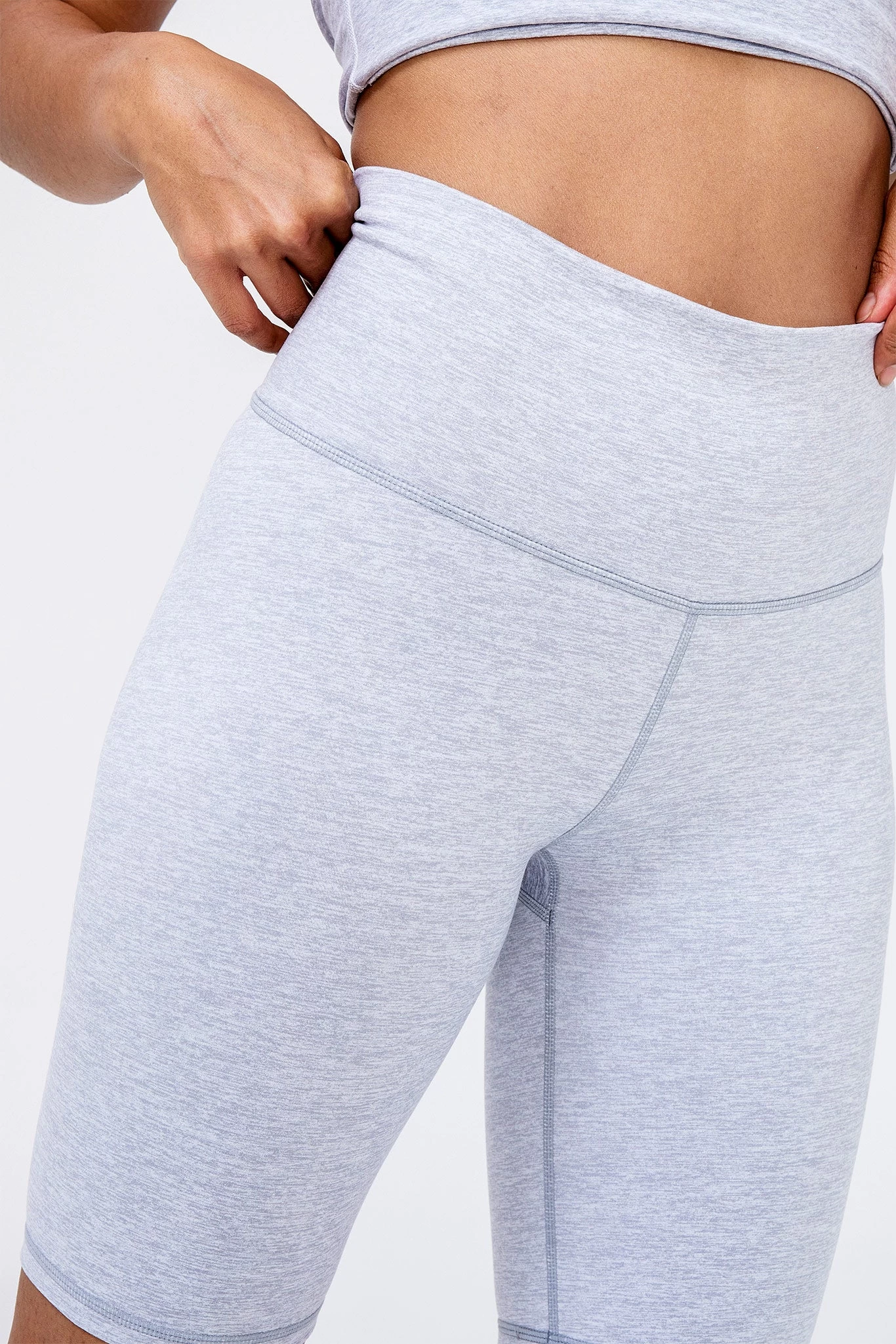 TLC Bike Shorts In Collegiate Gray 6 TLC Bike Shorts In Collegiate Gray - Image 4