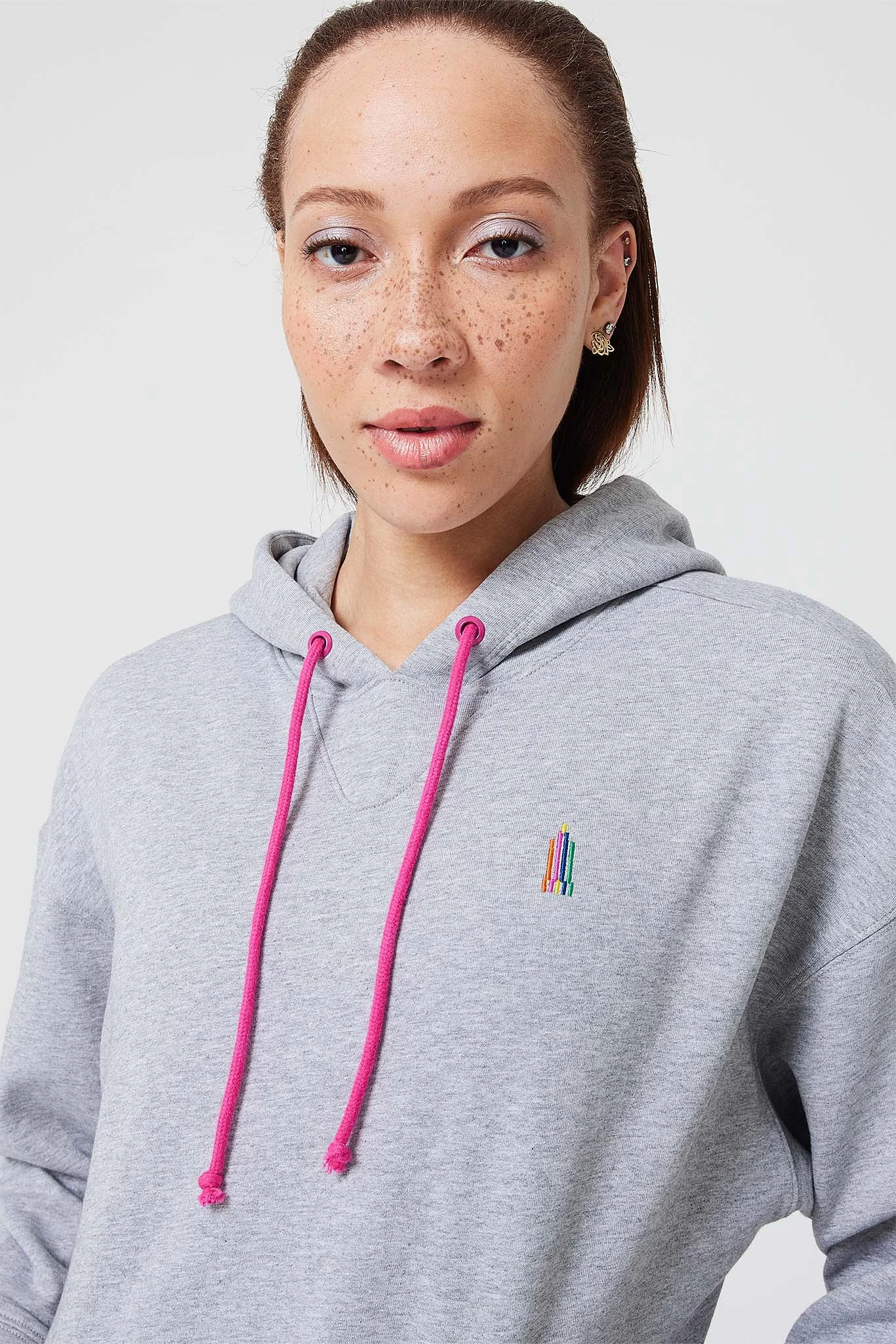 Hoodie In Heathered Gray 4 Hoodie In Heathered Gray - Image 2